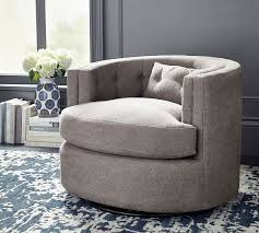 In this episode, i show you how to get the real authentic designer furniture look for. Reed Upholstered Swivel Armchair Pottery Barn