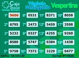 Toda la informacion de santiago del estero, argentina y el mundo actualizada. Tombola Santiaguena Los Numeros De Este Miercoles 4 El Frontal