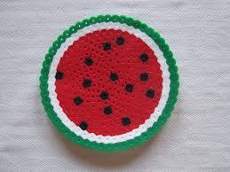 Melone Aus Bugelperlen Bugelperlen Bugelperlen Vorlagen Hama Bugelperlen