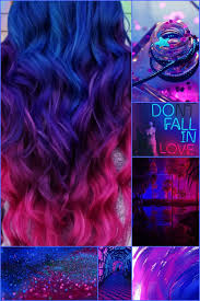 Bright Blue Purple Pink Moodboard Aesthetic Love Me Some Mermaid Hair And Those Gem And Jewel Tones Mermaid Hair Color Vivid Hair Color Hair Color Pink