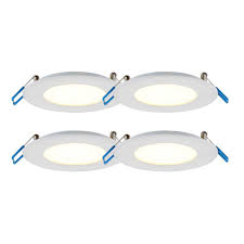 Sunco wafer thin led slims feature: Nextlite Ultraslim 4 Inch Recessed Round Led 4 Pack The Home Depot Canada