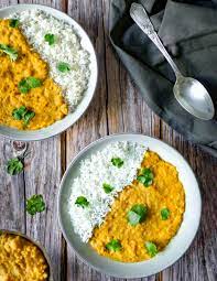 Baissez le feu, versez le lait de coco et laissez mijoter 10 min en évitant l'ébullition. Dhal Ou Curry De Lentilles Corail Et Pois Chiches J Ai Si Faim