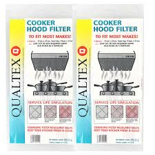 Aluminium filters for kitchen hoods made with stretched aluminium mesh,can be anoduized in grey and black colours. Universal Extractor Fan Cooker Hood Red Line Grease Saturation Filter Paper X 4 5057726023900 Ebay