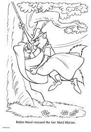 robin hood coloring page disney pages princess pom-pom girl lol paroles