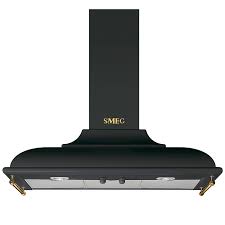 Hotte Decorative Cortina 90cm 567m3 H 788m3 H Intensif Anthracite Laiton Antique Smeg Elite Ref Kc19aoe