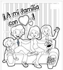 Familia09 Dia De La Familia Imagenes De Ninos Felices Hojas De Trabajo Preescolar