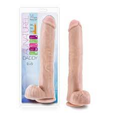 Amazon.com: Blush Au Naturel 14 Inch Real Feel Dual Density Dildo,  Realistic, Suction Cup Strap On Harness Base, Fat Thick Large : Health &  Household