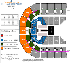 16 organized jpj arena seating map