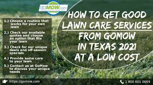 04 when to adjust lawn care service pricing. How To Get Good Lawn Care Services From Gomow In Texas 2021 At A Low Cost Gomow