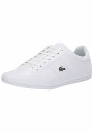 Lacoste Men S Chaymon Sneaker White Shopinzar Com Sneakers Men Fashion White Shoes Men Sneakers Outfit Men