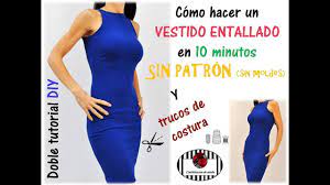 Aprende como hacer un vestido plisado paso a paso. Diy Como Hacer Un Vestido Ajustado En 10 Min Sin Patron Sin Moldes Y Trucos De Costura Youtube