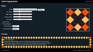 You can also modify them! Css 3 0 Maker Border Image Generator