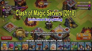 Download coc 13.0.25 mod apk unlimited coin terbaru 2020 Entertainment Clash Of Magic Coc Mod Apk Private Server V9 434 4 Gems Gold Elixir Full Fitur