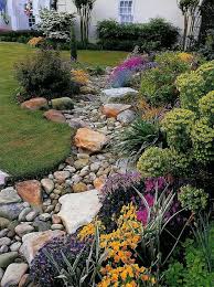 You can find rocks for free! 50 Rock Yard Ideas Front Yard Yard Landscaping Backyard Landscaping