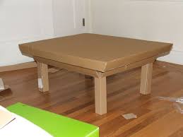 Charles lushear's coffee table is made from reclaimed materials. Cardboard Coffee Table Cardboard Furniture Diy Cardboard Furniture Diy Table