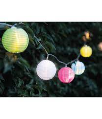 Stimmige beleuchtung für garten, terrasse und balkon. Led Lichterkette Lampions Multicolor Warmweiss 24 Leds Dehner