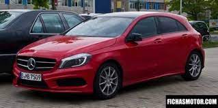 Tras el cierre de impresión de esta ficha técnica (30/10/2018) pueden haberse producido cambios o modificaciones en el diseño y/o. Mercedes Benz A Class W176 A 200 Cdi 136 Cv Ficha Tecnica
