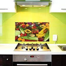 Get exactly what you want! Total Home All Fresh Vegetable Fruits Wall Decor Waterproof Anti Oil Stain Sticker Kitchen Tile Decal Amazon In Home Improvement