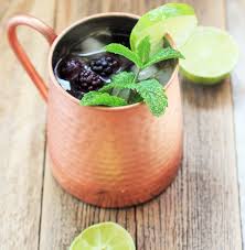 Blackberry And Peach Moscow Mule Paleo Drinks Homemade Recipes Kid Friendly Breakfasts