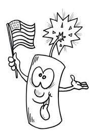 Families often celebrate july 4th by hosting or attending a picnic or barbecue and take advantage of the day off and, in some years, long weekend to gather with relatives. Ligh Firecracker On 4th July Independence Day Coloring Page Best Place To Color In 2020 Valentines Day Coloring Page Coloring Pages Easter Coloring Pages