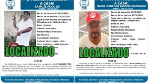 State officials locate two of four missing Bacalar men