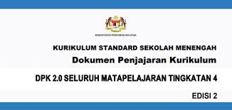 Imej ini di ambil dari kredit berikut : Dokumen Penjajaran Kurikulum 2 0 Dpk 2 0 Kssm Tingkatan 4 Gurubesar My