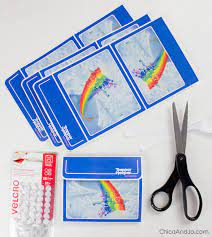 And the trapper keepers come in four cool colors: 80s Party Games With Retro Trapper Keeper Folder Chica And Jo