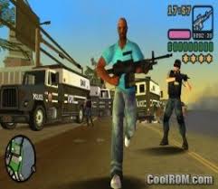 Grand Theft Auto Vice City Stories Rom Iso Baixar Para Sony Playstation Portable Psp Coolrom Com Grand Theft Auto City Games Gta
