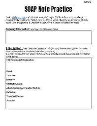 Health Science Individual Soap Note