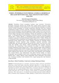 Maybe you would like to learn more about one of these? Pdf Model Pendidikan Non Formal Lembaga Bimbingan Belajar Mentari Ilmu 3 Kecamatan Sukun Kota Malang