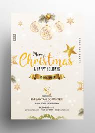 Holiday save the date free templates. Christmas Holiday Free Invitation Flyer Psd Template Pixelsdesign Holiday Flyer Template Christmas Flyer Template Free Brochure Template