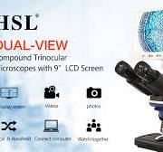 Amazon.com: HSL Microscopio compuesto trinocular para ...
