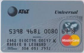 At&t universal card secure sign on. Bank Card At T Universal Universal Bank United States Of America Col Us Mc 0156