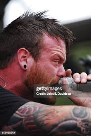 Ryan Hoke of Candlelight Red performs at the Aarons Amphitheatre at... News  Photo