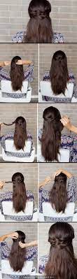 No Heat Hairstyles Braids For Long Hair Down Hairstyles For Long Hair Long Hair Styles