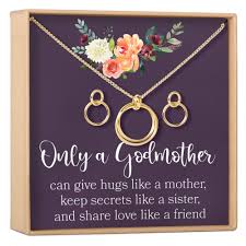 Godmother Jewelry Set Godmother Gift Godmother Godmother Proposal Fairy Godmother Be My Godmother Godmother Request Linked Circles Dear Ava