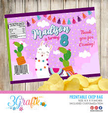 Printable potato chip bags template ethnic african. Party Favors Games Party Supplies Llama Chip Bag Llama Party Llama Birthday Party Llama Birthday Pink Llama Party Llama Favor Bag Llama Invite