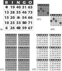 Card games are a great form of entertainment but they can also be used to build a better memory or to improve your math skills. Example Bingo Cards A Large Size Enhanced Contrast 1 Card Game Download Scientific Diagram