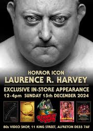 Next month, we're super excited to welcome Horror Icon LAURENCE R. HARVEY… 