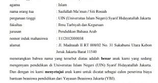 Dalam mengajukan sebuah beasiswa kuliah, seorang mahasiswa harus memnuhi banyak persyaratan yang harus dipenuhi. Contoh Surat Pernyataan Orang Tua Untuk Masuk Sekolah Contoh Surat