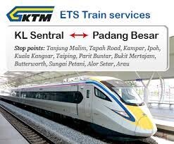 Kl sentral kuala lumpur kampar batu gajah ipoh kuala kangsar taiping parit buntar sungai petani alor setar arau padang besar. Tiket Kereta Ets Dari Kuala Lumpur Ke Padang Besar Easybook Id