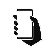 When you have this icon, you are likely not going to be able to use your internet connection. Hand Holding Smartphone Icon Pre Designed Illustrator Graphics Creative Market