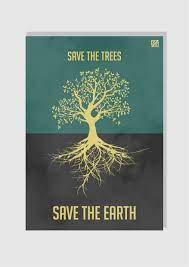 Poster Go Green Seni Seni Desain Wallpaper Seni