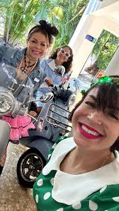 Colaboración y entrada para el evento Homenaje a Jhonny Marte, en el Club  los Prados..VESPA GIRLS RD