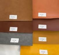 Velvet Touch Color Change PU Synthetic Leather Material ...
