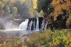 Maybe you would like to learn more about one of these? Manabezho Falls Presque Isle River Porcupine Mountains State Park Michigan Waterfalls State Parks Mountain States