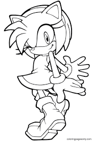 All you need is photoshop (or similar), a good photo, and a couple of minutes. Cute Amy Rose Coloring Pages Sonic The Hedgehog Coloring Pages Coloring Pages For Kids And Adults