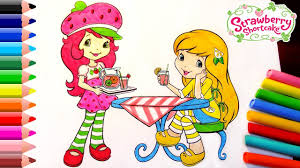 Amazon com strawberry shortcake coloring books 2 pack toys & games. Strawberry Shortcake Coloring Pages For Kids Strawberry Shortcake Coloring Book For Children Youtube