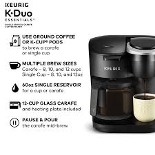 2 top coffee makers by keurig. Keurig K Duo Essentials Single Serve Carafe Coffee Maker Walmart Com Walmart Com