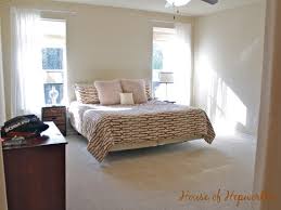 Master bedroom bedding and curtains. A Mini Master Makeover Bedding Curtains In The Master Bedroom House Of Hepworths